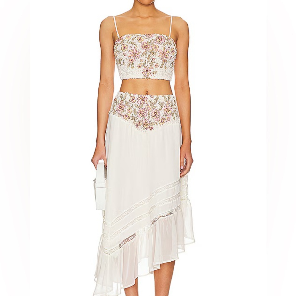 Free People Augusta Set in Ivory